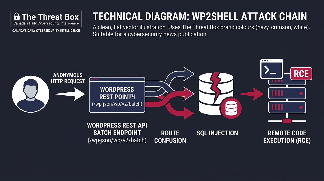 wp2shell attack chain